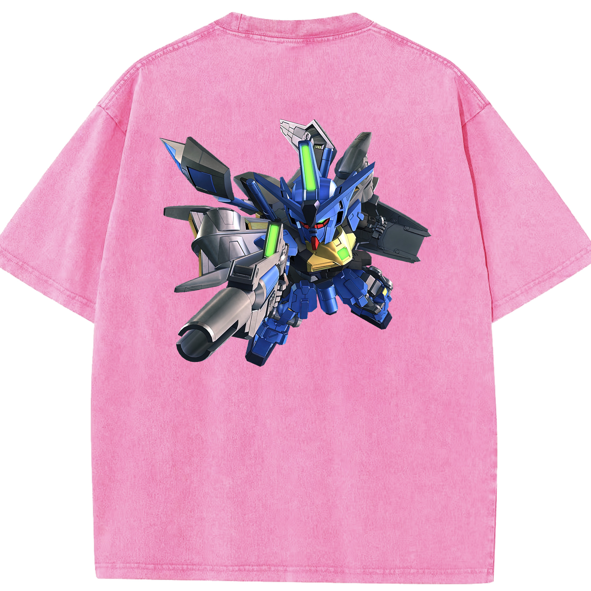 （画像用） 機動戦士ガンダム Mobile Suit Gundam 綿100% ヴィンテージ風 半袖Tシャツ（背面プリント）